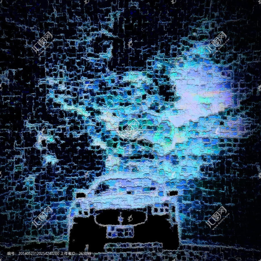 色彩,抽象,裝飾畫,油畫