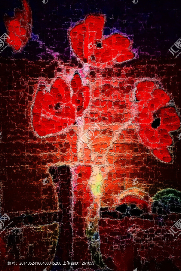 色彩,抽象,裝飾畫,油畫