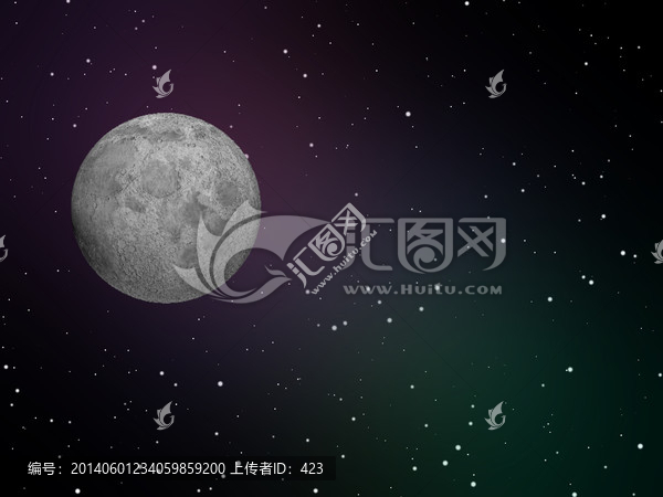 月球星空（分層）
