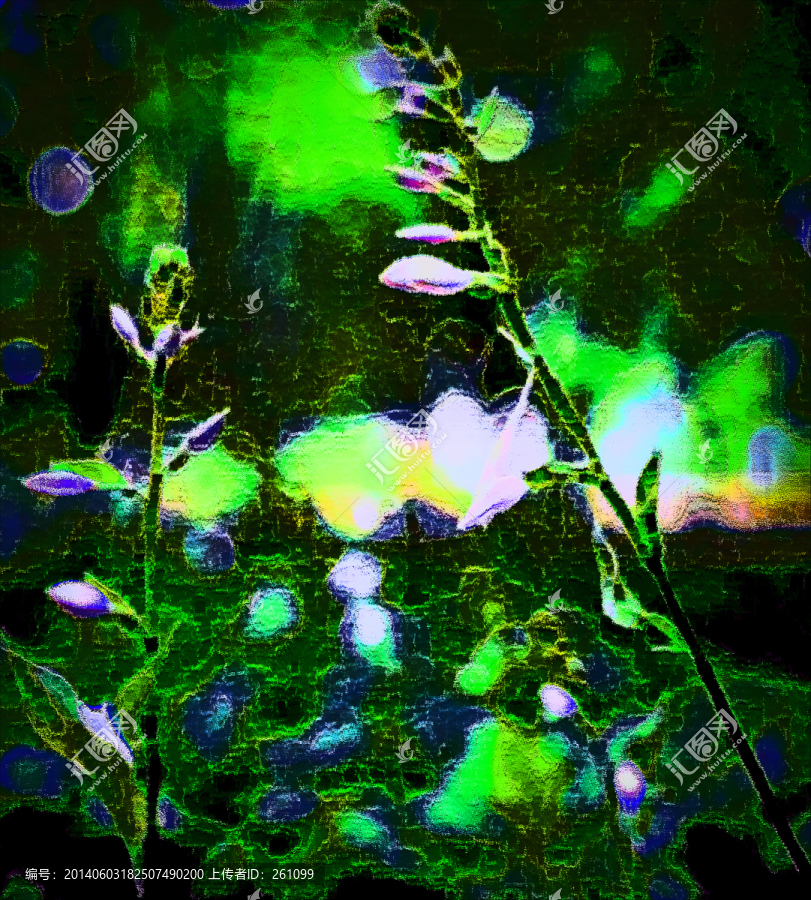 色彩,抽象,裝飾畫,油畫