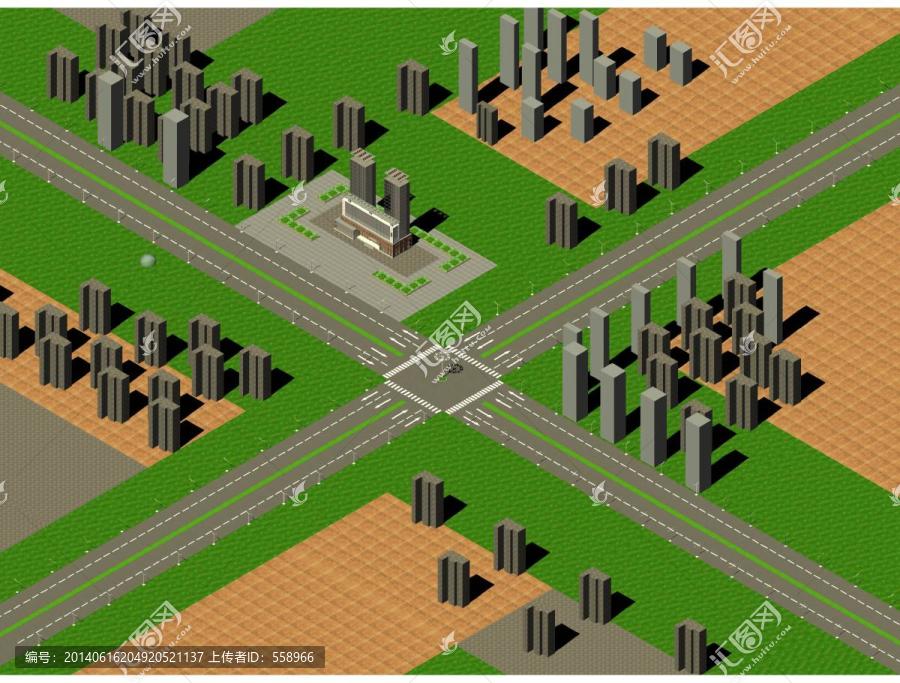 城市開(kāi)發(fā)區(qū)道路規(guī)劃圖