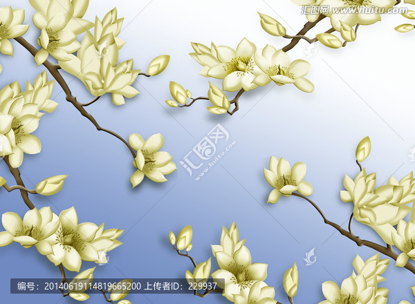 浮雕壁畫,白玉蘭