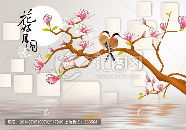 玉蘭,花好月圓