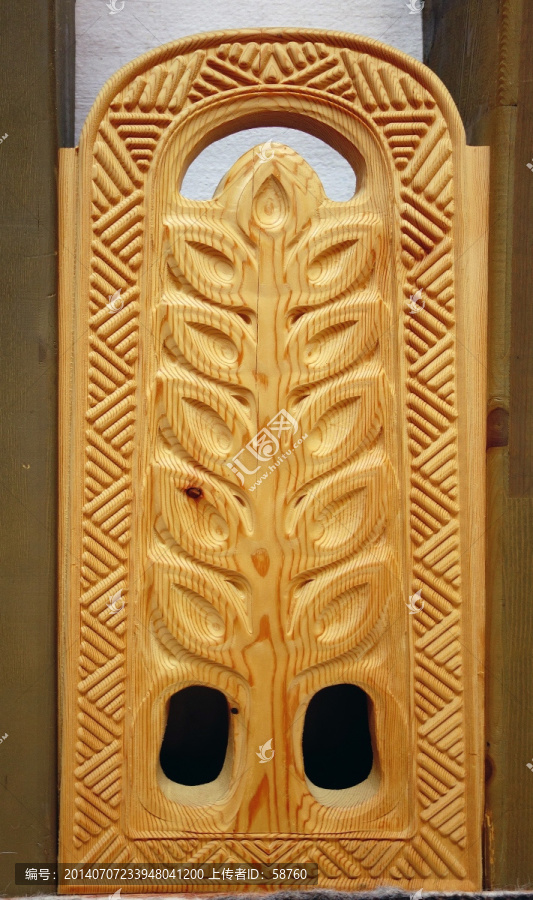 蒙古族风格木雕
