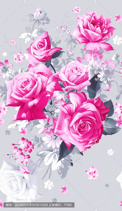 水彩花（無分層）