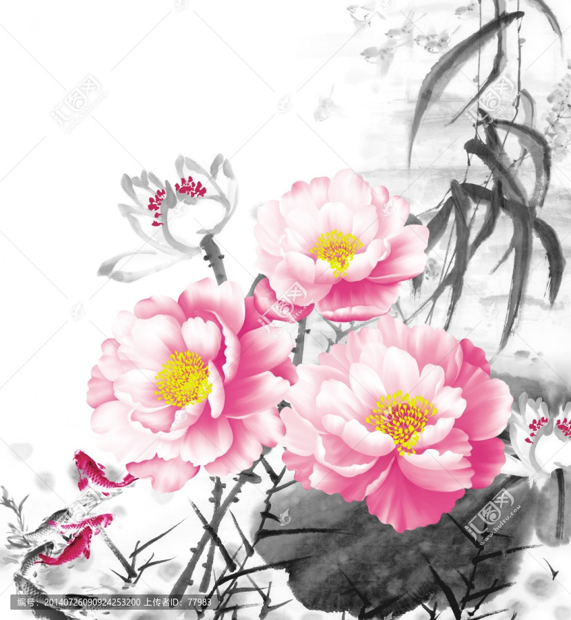 漂亮中國(guó)風(fēng)花卉