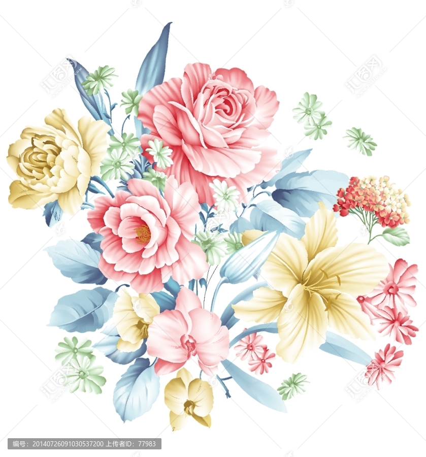 手繪花朵