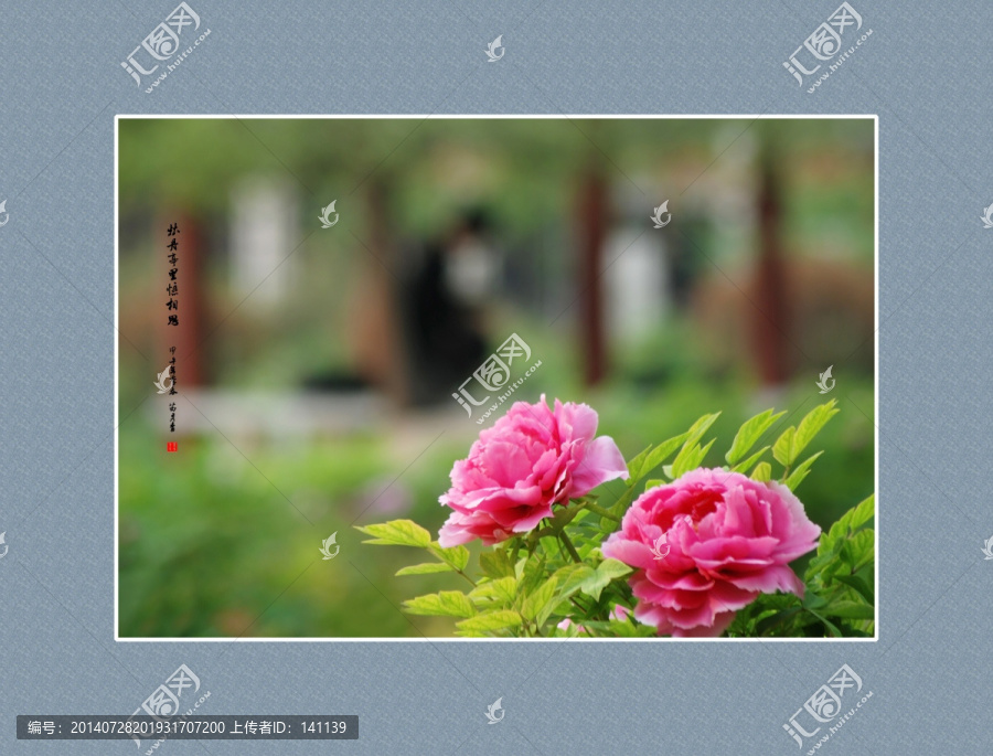 牡丹亭里憶相思,畫意牡丹