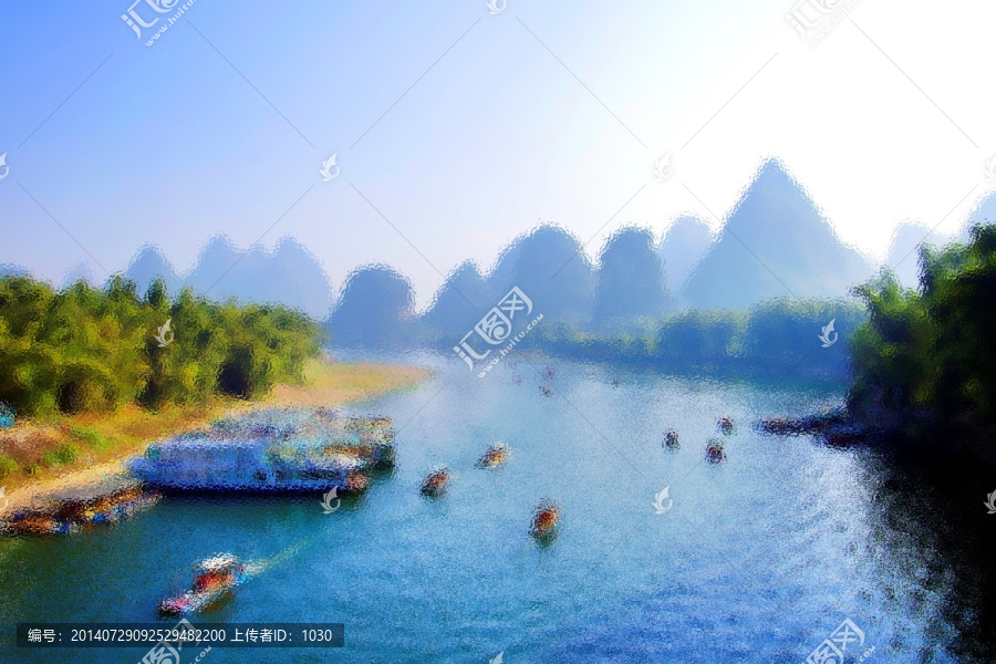 工藝玻璃畫