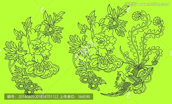 花卉,鳳凰