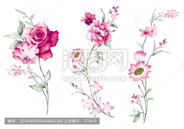 粉花朵花