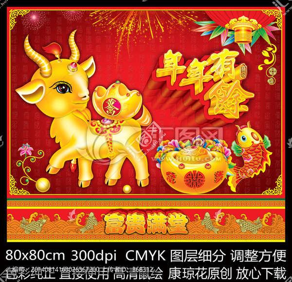 2015年,羊年,金羊送財(cái)