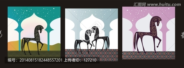 室內(nèi)裝飾畫,馬