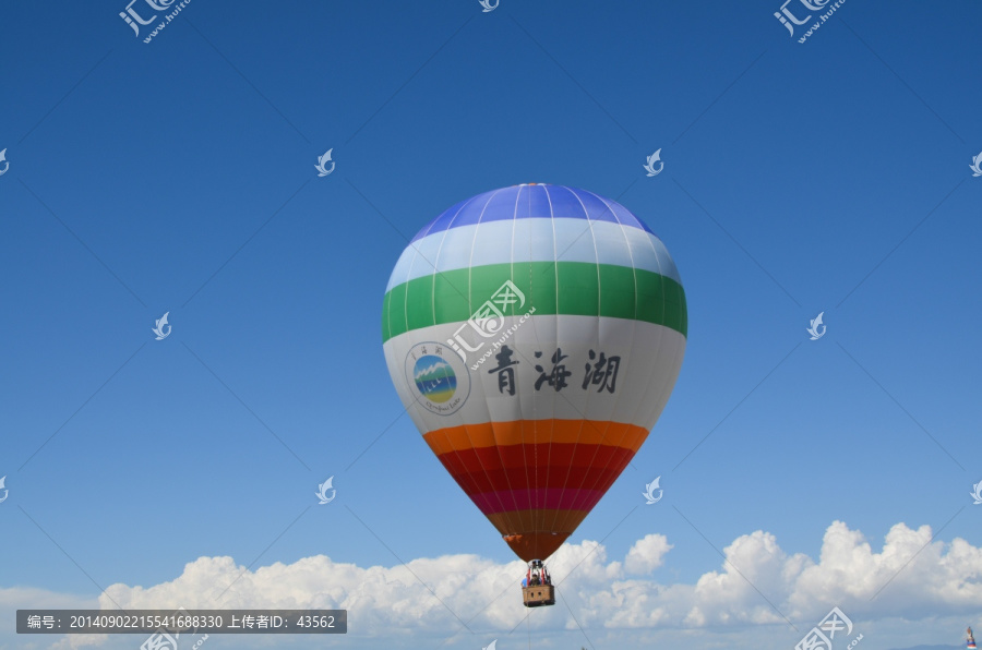 青海湖,热气球