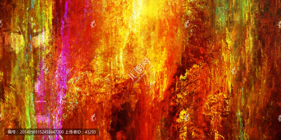 抽象油畫