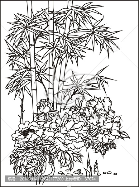 藝術(shù)玻璃矢量圖（單線未閉合）