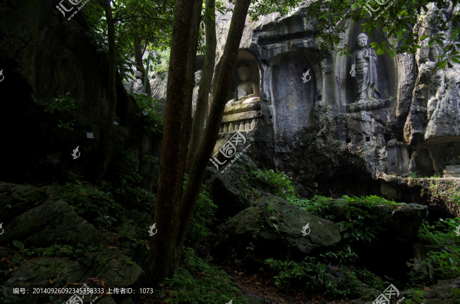 杭州飞来峰造像,诸佛像