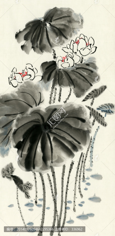 裝飾畫,荷花