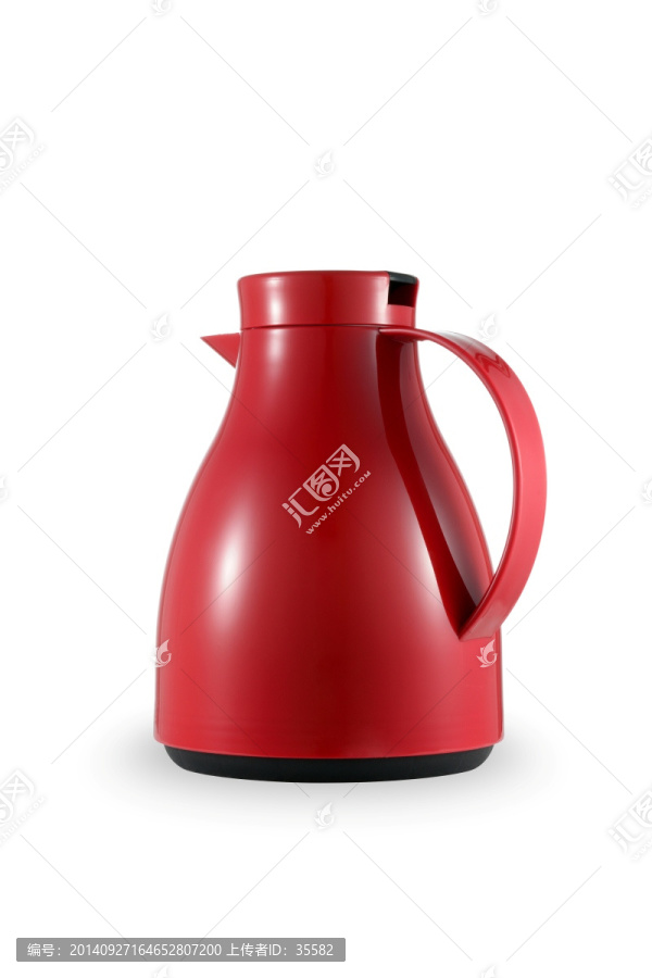 红色热水壶