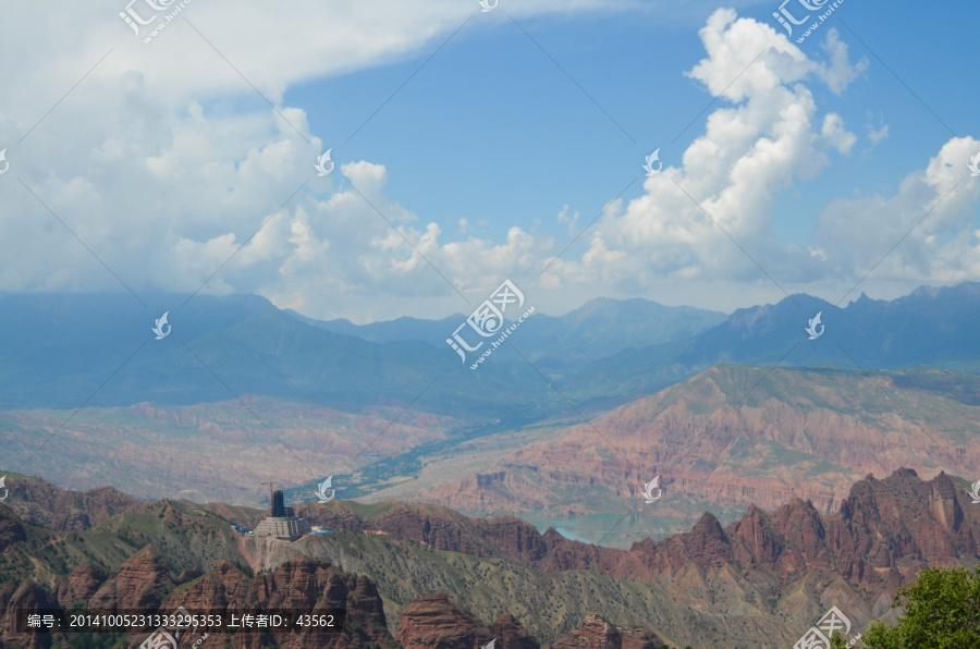 丹霞地貌,李家峡水库