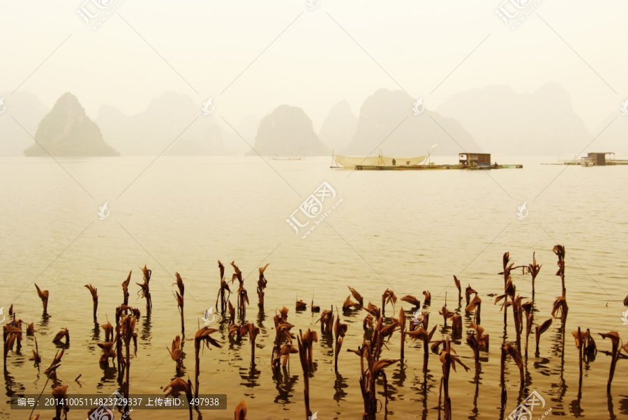 靖西渠洋湖风光,广西山水风光