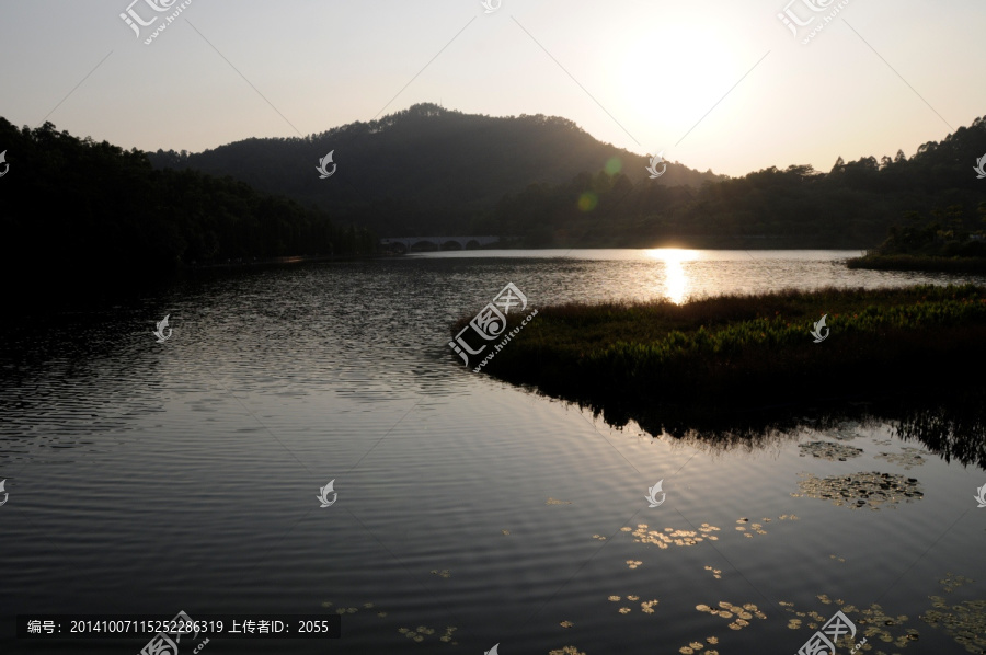 大夫山森林公园,夕阳