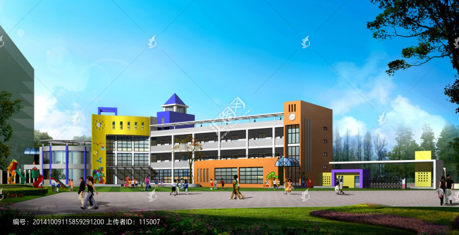 幼兒園效果圖