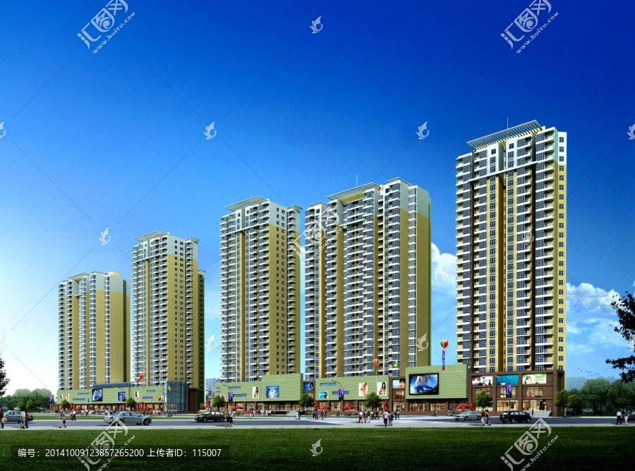 住宅樓效果圖