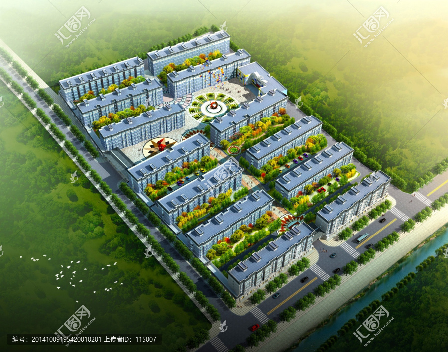 住宅區(qū)效果圖