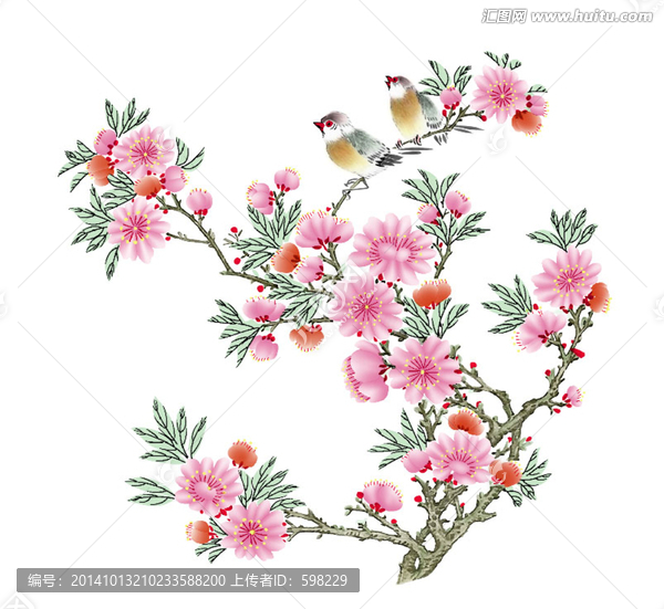 水點(diǎn)桃花