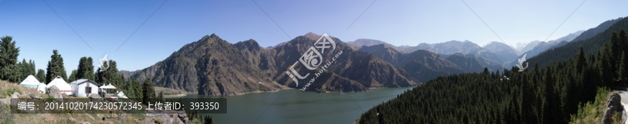 天池全景圖,接片,超高像素