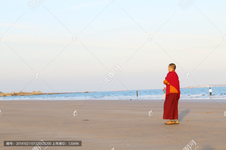 海边僧侣