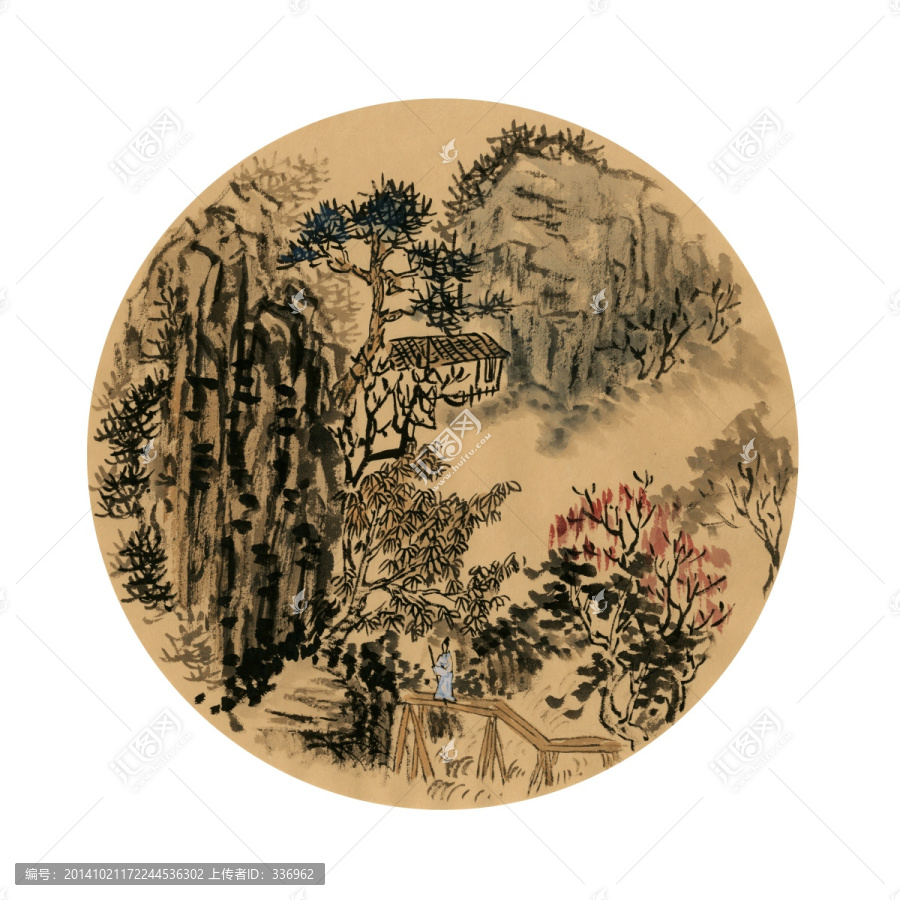 裝飾畫,山水畫