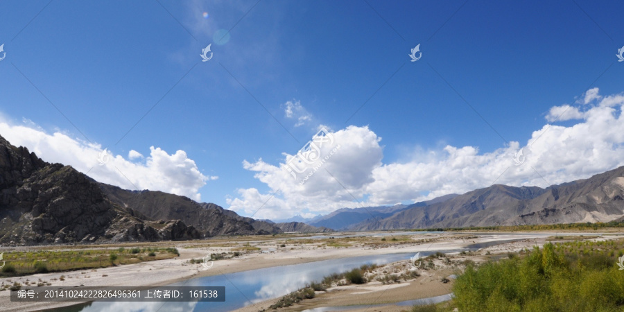 西藏自然风光,草原河流雪山