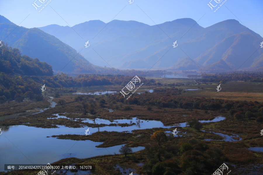 神龙架大九湖,山水景区,金秋