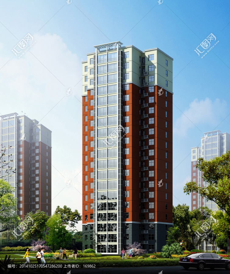 高層住宅效果圖