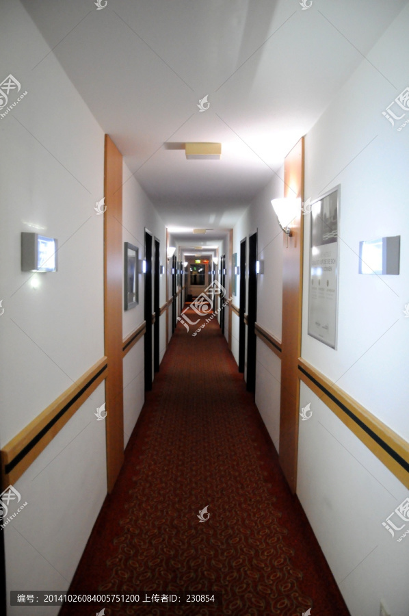 酒店旅馆,走廊通道
