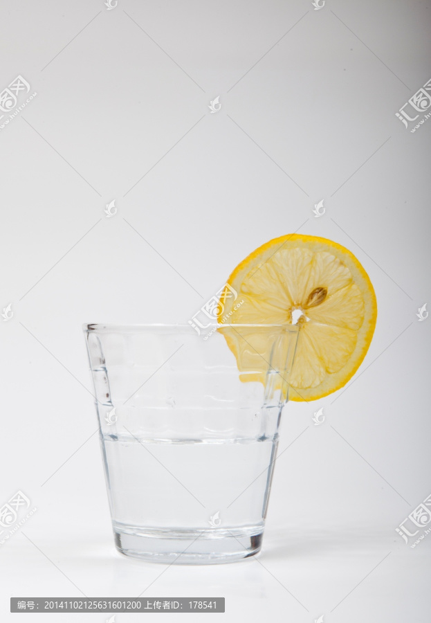 茶杯,柠檬,玻璃杯,黄柠檬