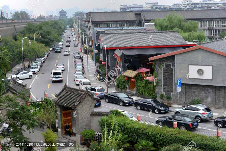 西安古城,民居