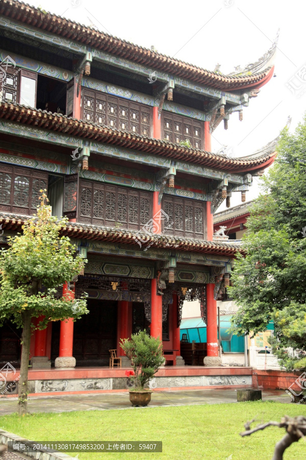 成都文殊院,古建筑