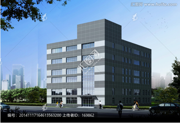 辦公樓分層素材