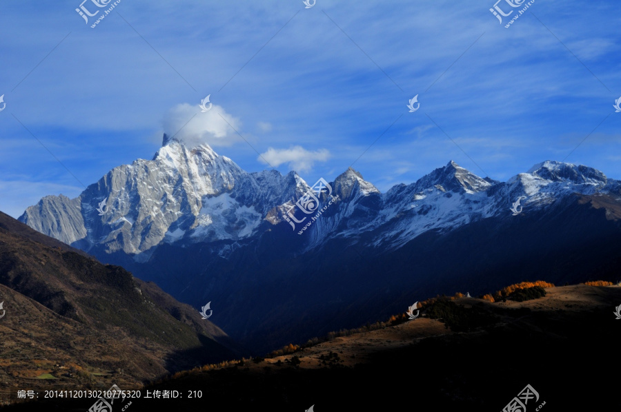 四姑娘山,雪山