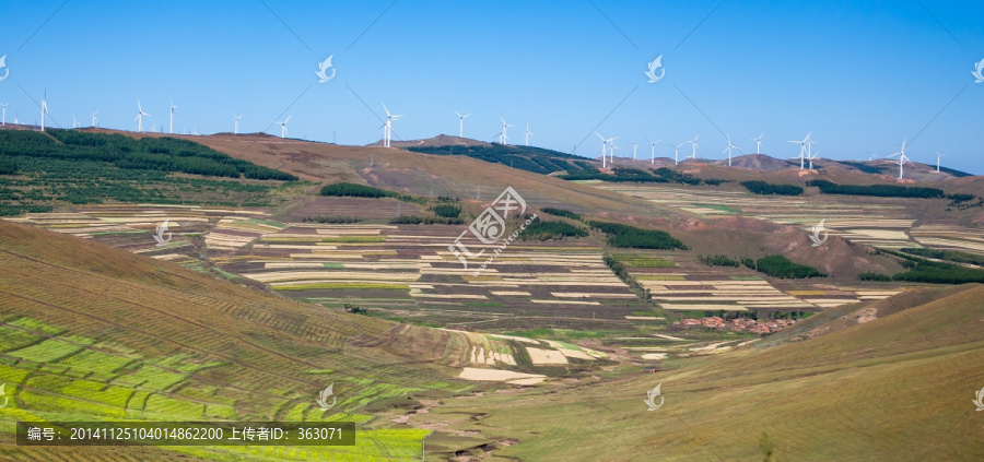 张家口草原天路风景