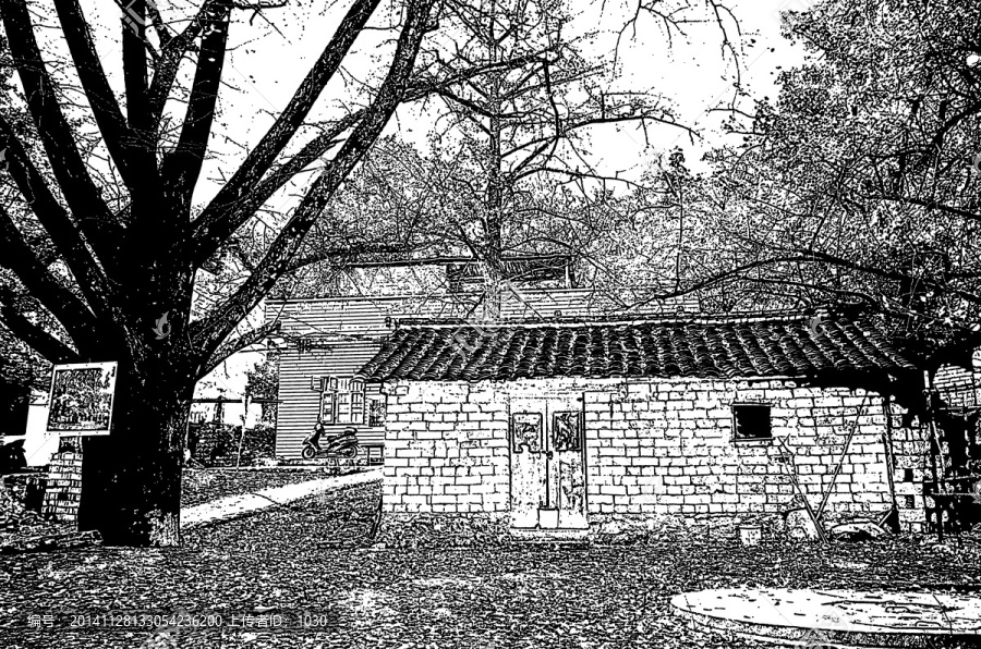 鄉村,素描