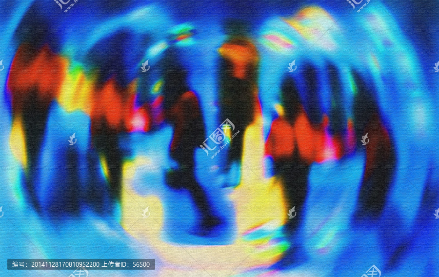 抽象油畫
