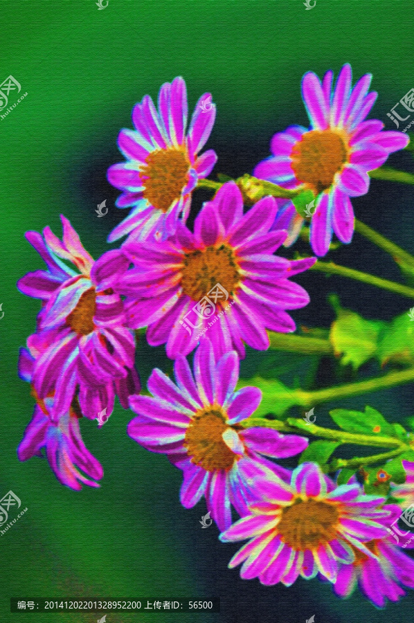 花朵油畫
