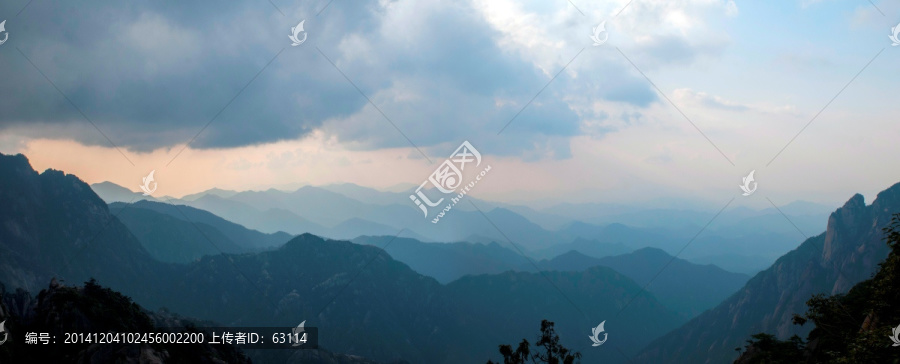 黄山风光,云雾,风雨黄山,云海