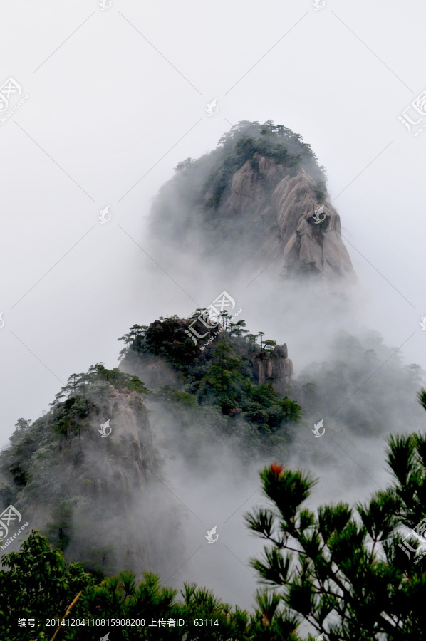 黄山风光,云雾,风雨黄山,云海