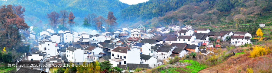 婺源秋色,徽派建筑,最美乡村