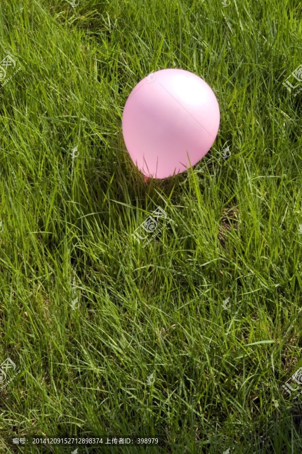 草地,气球